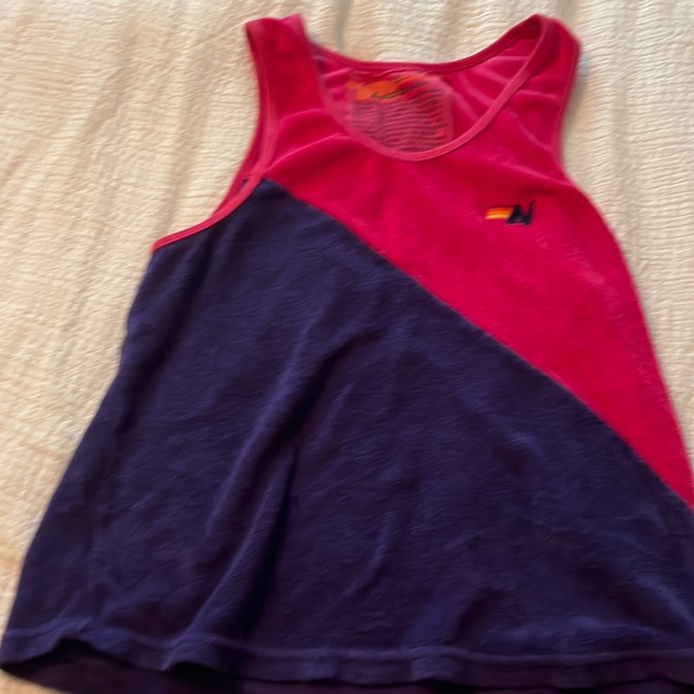 Aviator Nation size small Glider Racer Terry Cloth tank top- only worn twice